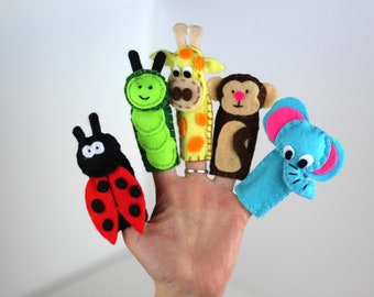 Vilten vingerpoppetjes