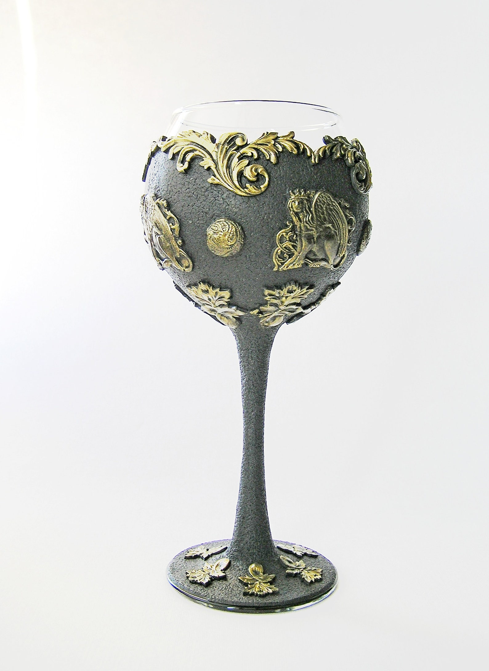 Medieval Gold Goblet is With a Picture of a Harpy or Sirin Etsy