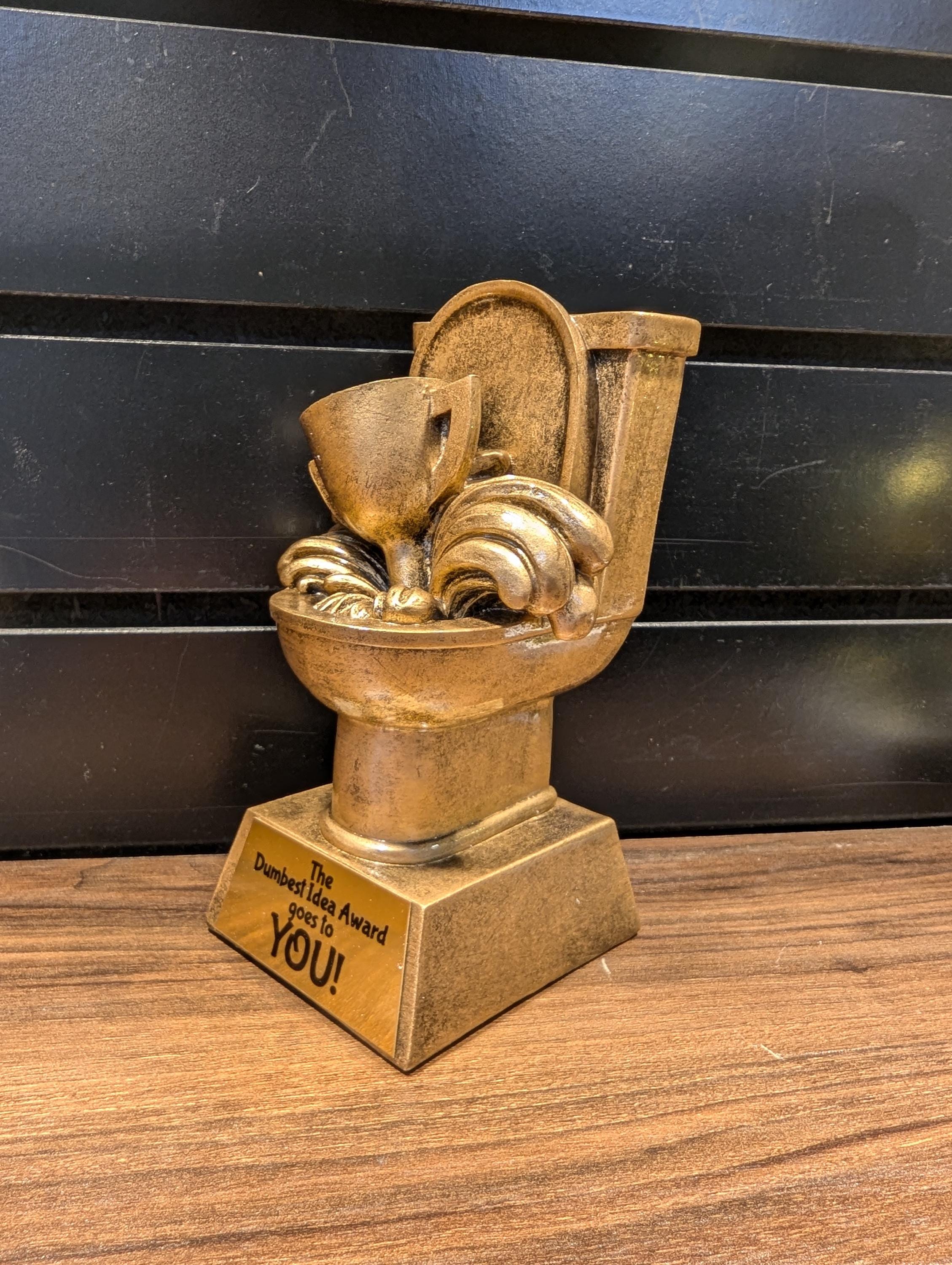 Worst Idea Trophy Award