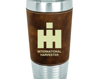 International Harvester Tumbler/Cup.-Leatherette