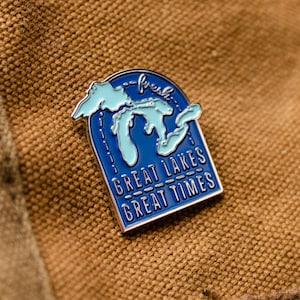 Great Lakes Great Times Enamel Pin