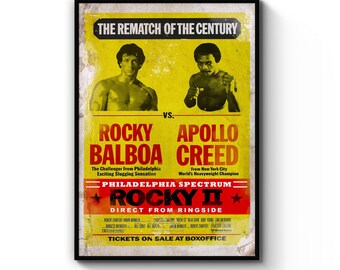 A4 A3 A2 A1 A0| Creed 2 Boxing Movie Poster Print T1316