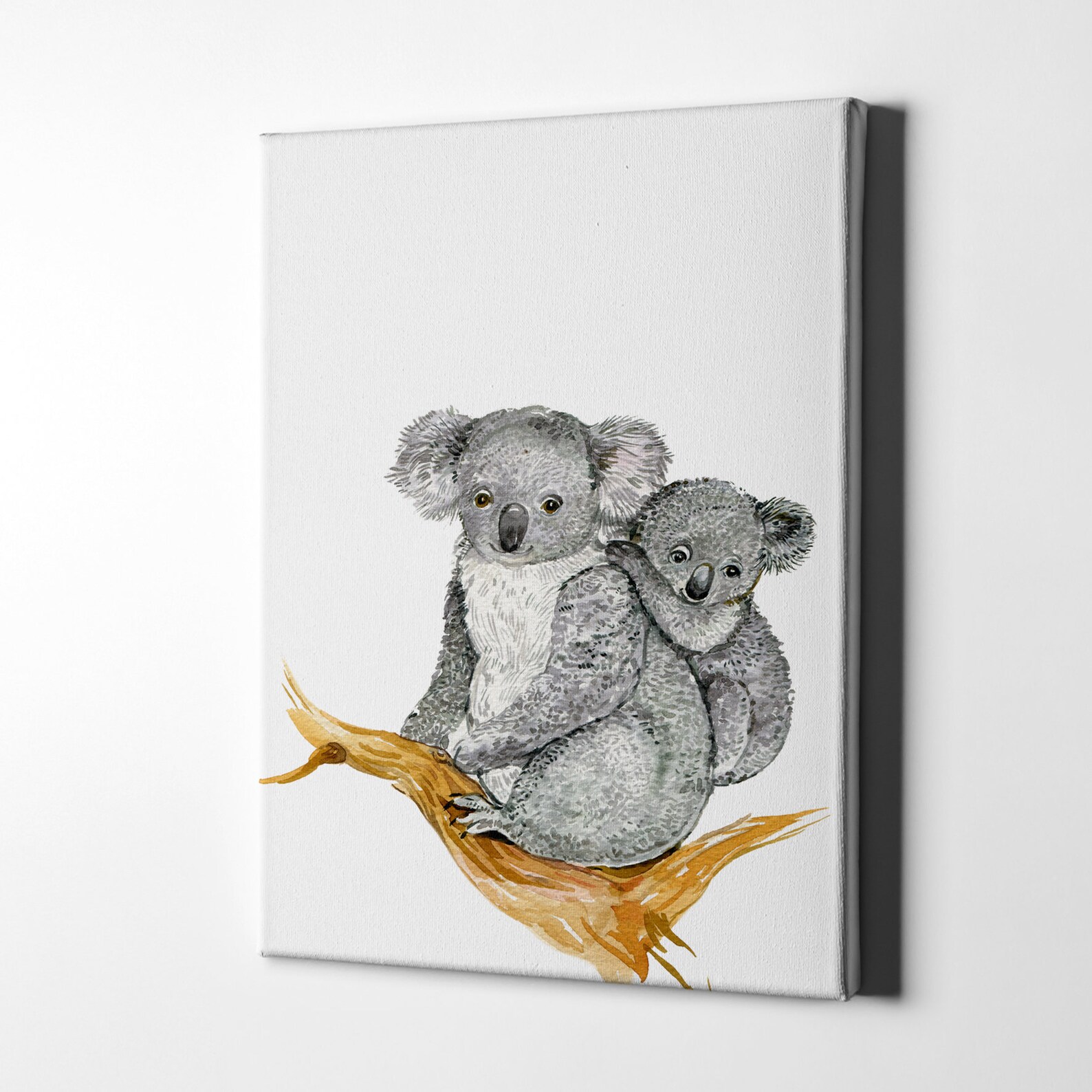 Koala Wall Art GalleryWrapped Canvas Cute Australian Animal Etsy