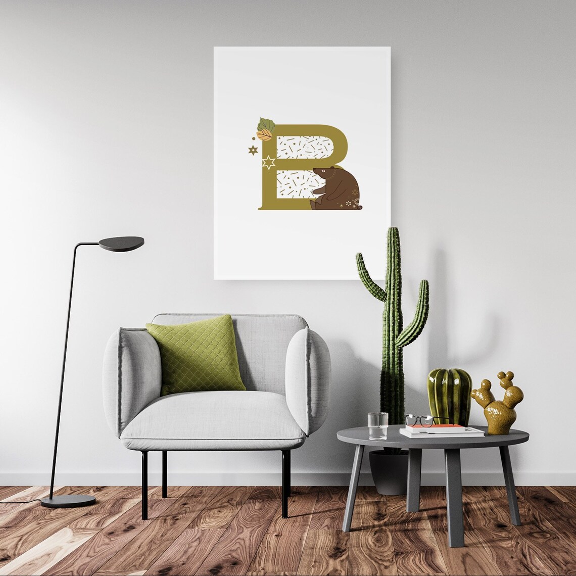 Letter B Nursery Babys Bedroom Name Affordable Etsy