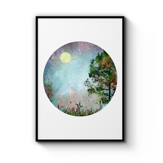 A3 A2 A1 A0 B1 Set of 3 Minimal Scandi Nature Home Decor Wall Art Poster Print