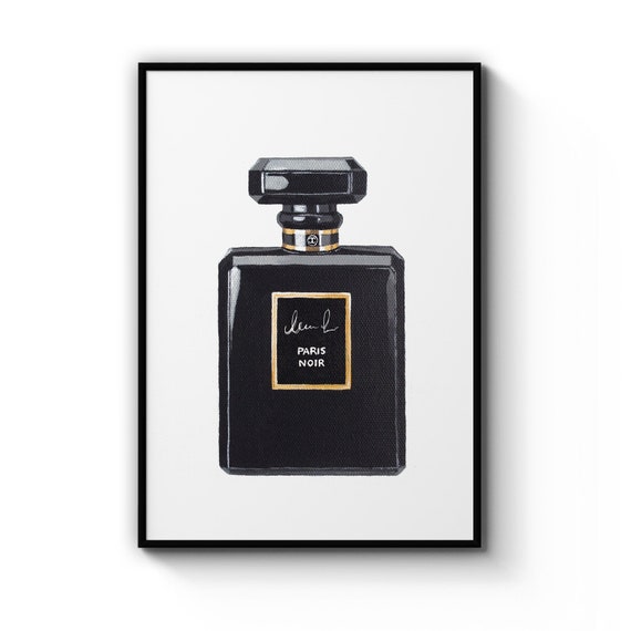 black bottle perfume