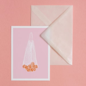 Vitamins – Postkarte mit Briefumschlag, Kunstdruck, Illustration, Art