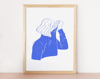 Hibernating – Art Print, Poster, Illustration