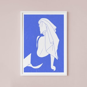 Cool Blue – Kunstdruck, Poster, Print, Illustration, Art