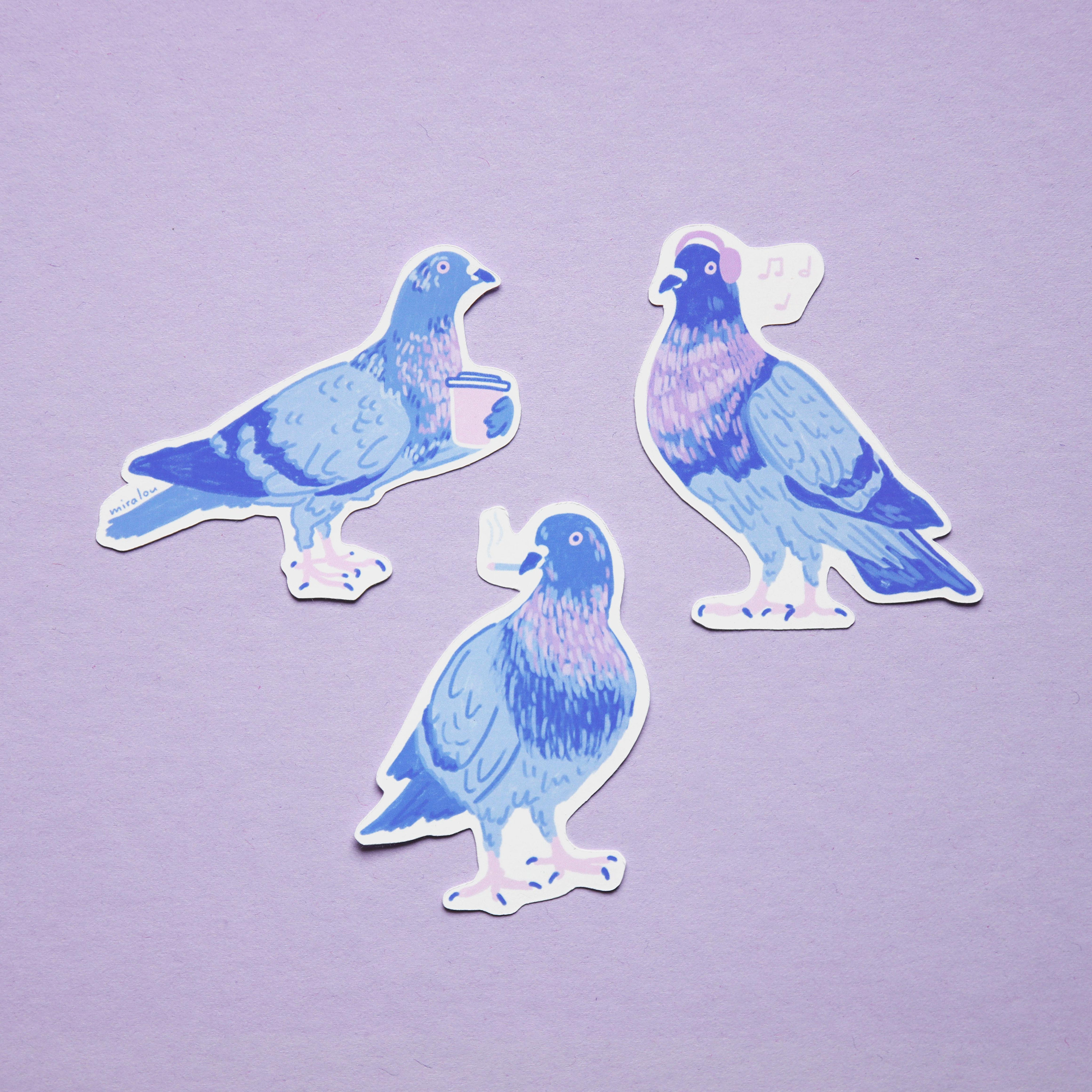 Smoking Pigeon - Etsy