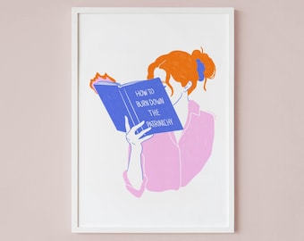 Burn Down – Art Print, Poster, Illustration