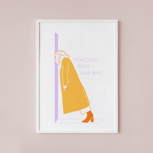 In My Own Way – Kunstdruck, Poster, Print, Illustration, Art
