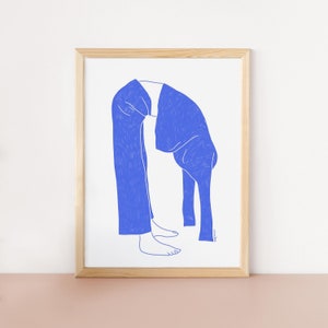 Hanging In There – Art Print, Poster, Illustration