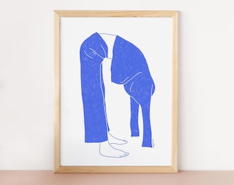 Hanging In There – Art Print, Poster, Illustration