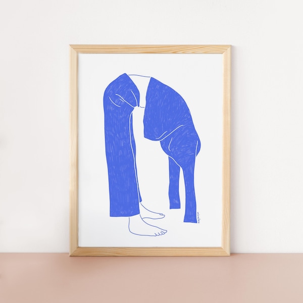 Hanging In There – Kunstdruck, Poster, Print, Illustration, Art