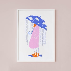 Rainy Mood – Art Print, Poster, Illustration