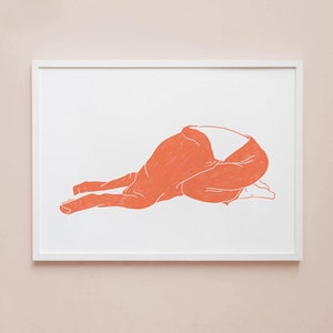 Sleepy – Art Print, Poster, Illustration