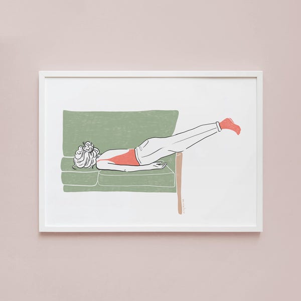 Not Today – Art Print, Poster, Illustration