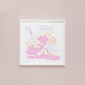 On Vacation – Art Print, Poster, Illustration