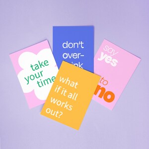 Self Care Postkarten 4er Set (A6) – Kunstdruck, Poster, Print, Illustration, Art
