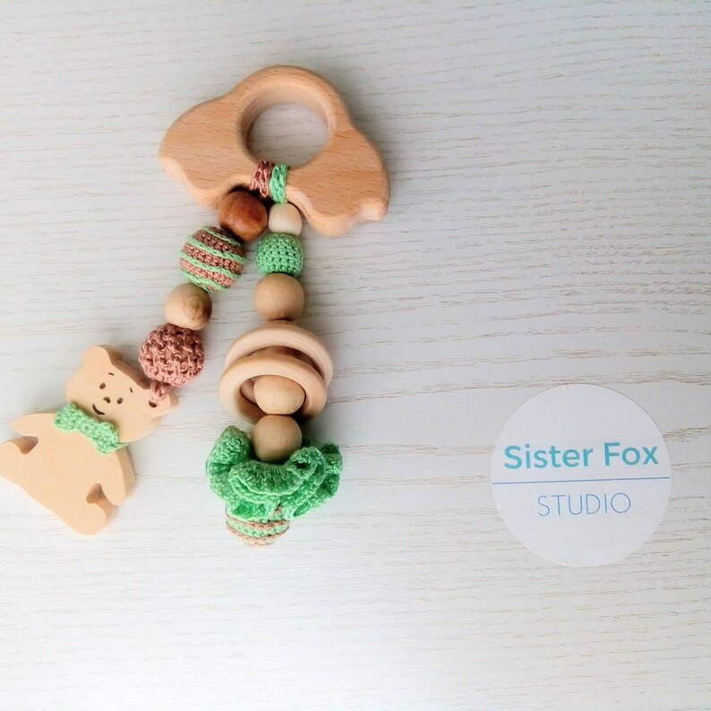 Breastfeeding necklace and teething toy set New baby gift Eco Etsy