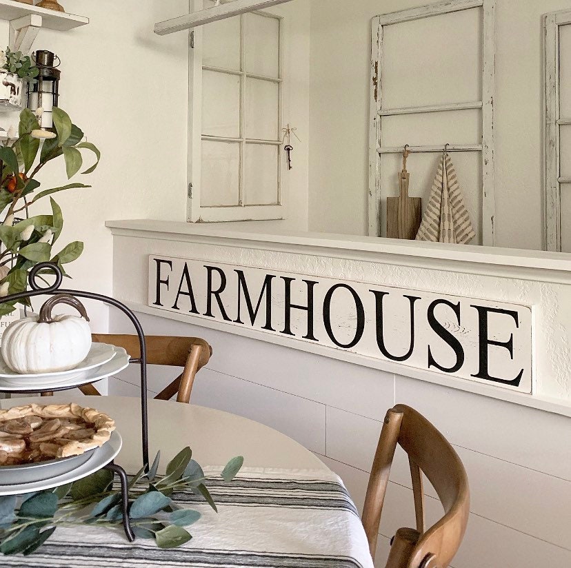 Large Farmhouse Sign Etsy