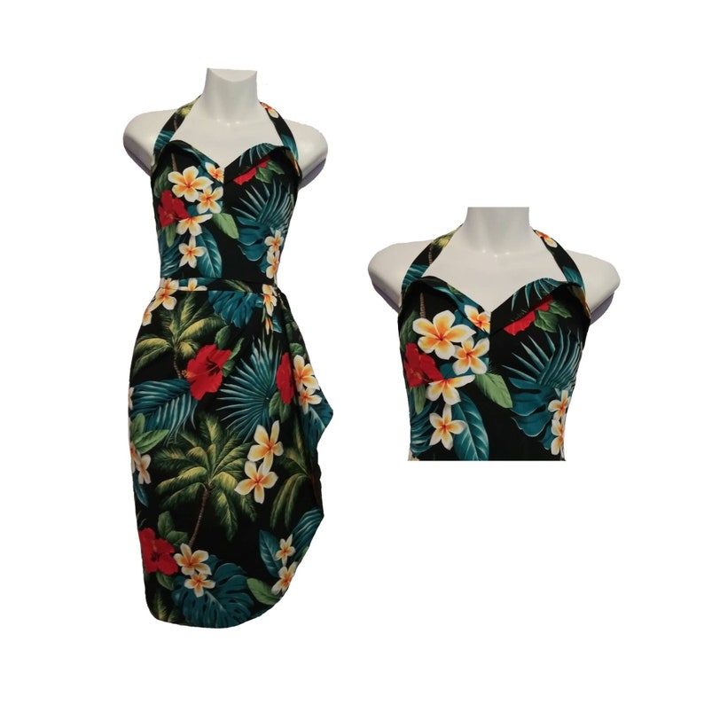 plus size tiki dress