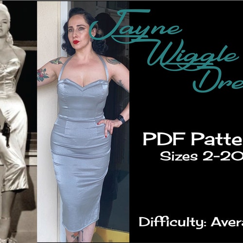 silver wiggle dress