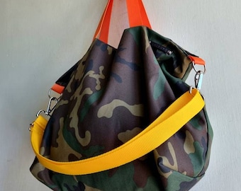 Camo bag,  camouflage crossbody bag, camo purses, camo tote bag,  gift for her, woman crossbody bag, canvas bag, camo bags,  mimetic bag