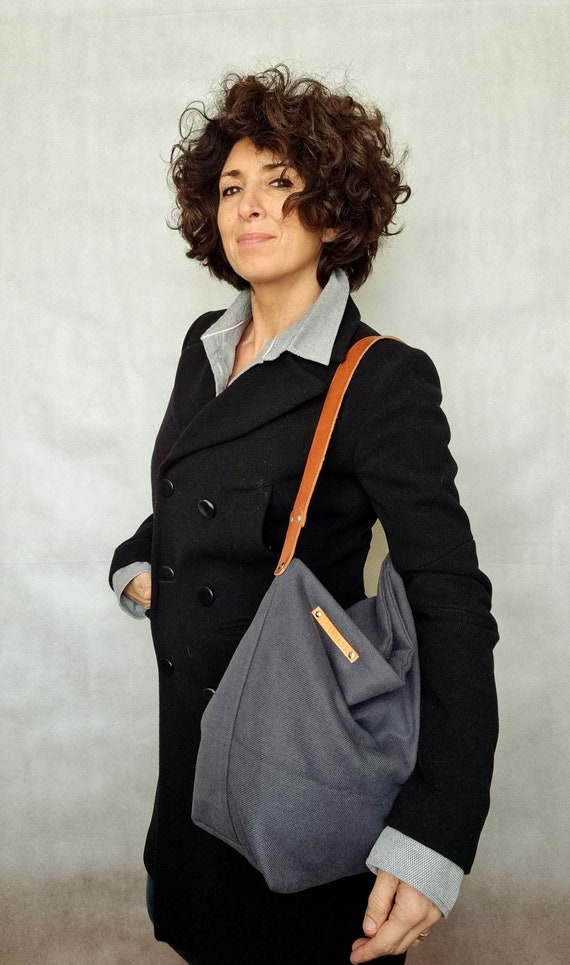 Slouchy canvas bag hotsell