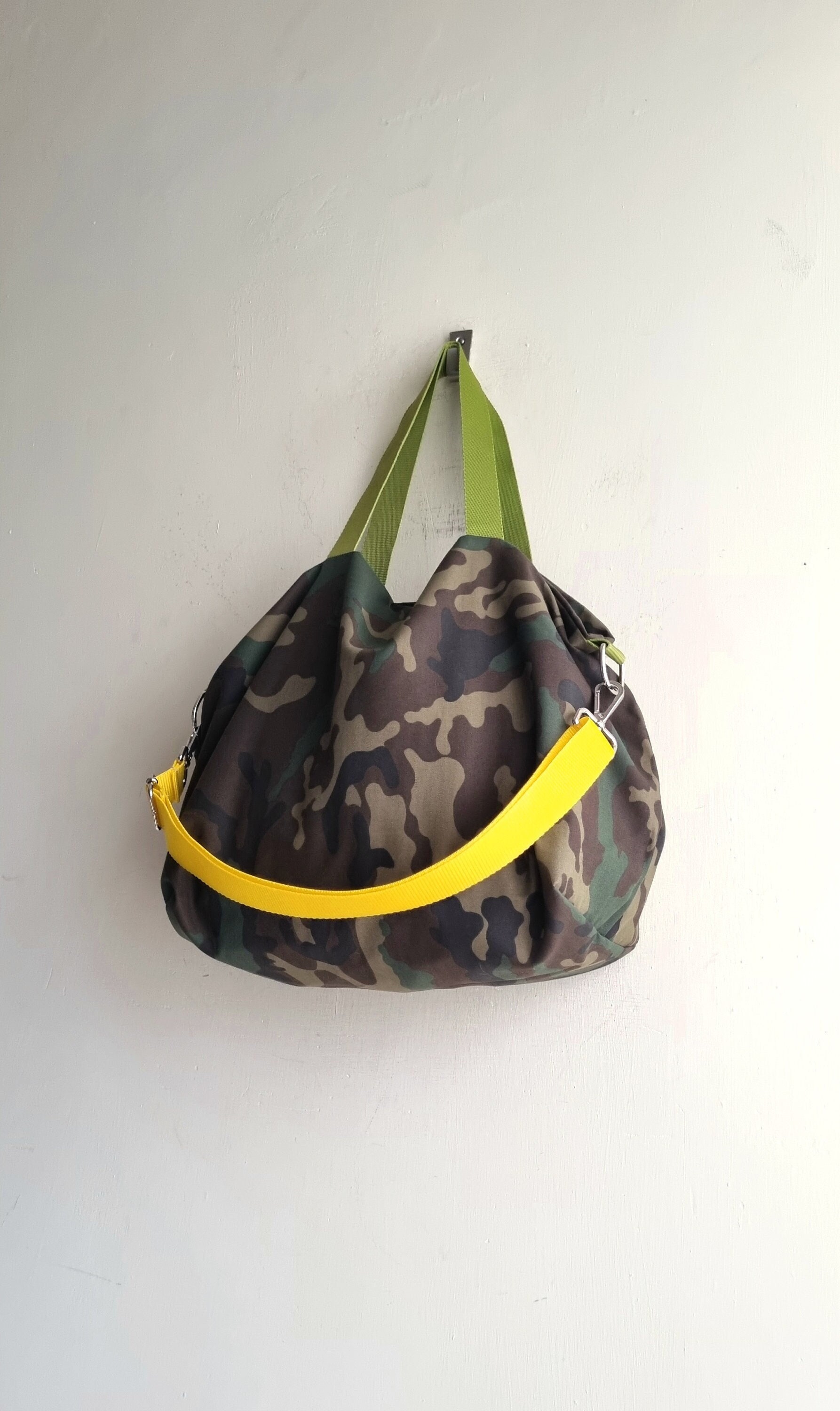 Camo tote bag, camo crossbody bag, camo purse, camo purses, Christmas Day gift, gift for her, crossbody bag, camo slouchy bag, tote bag