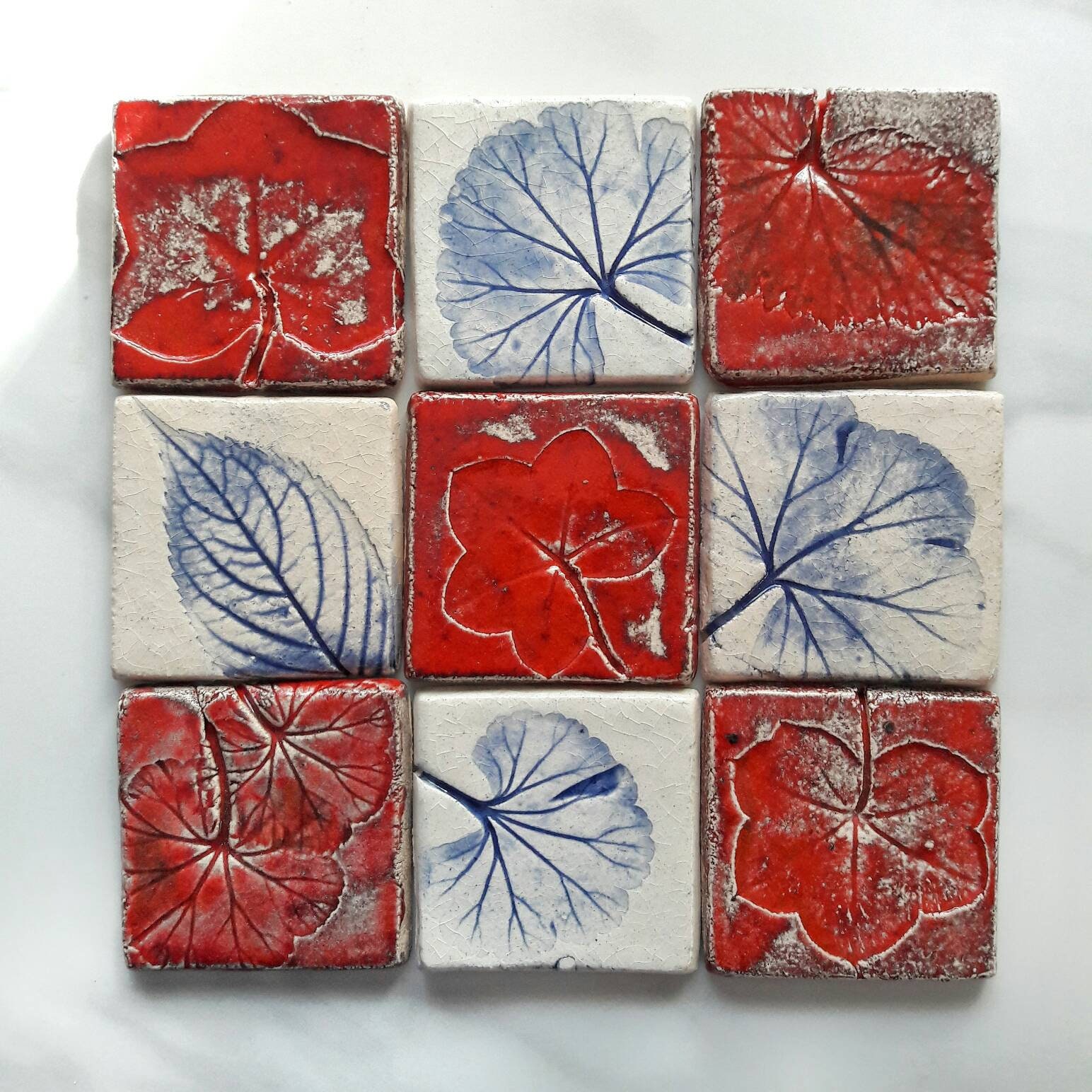 Handgefertigte Keramik Fliesen aus der | Etsy