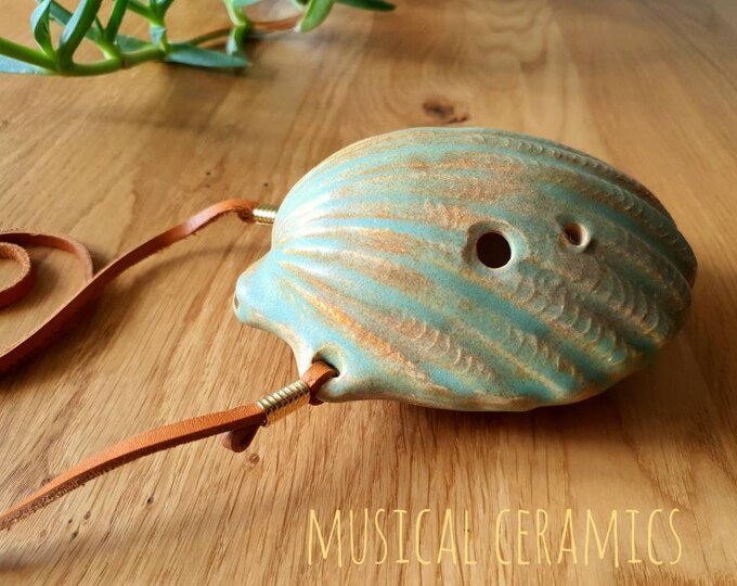 Stand With Ukraine Seashell Ocarina + Instruction Musical Instrument ...