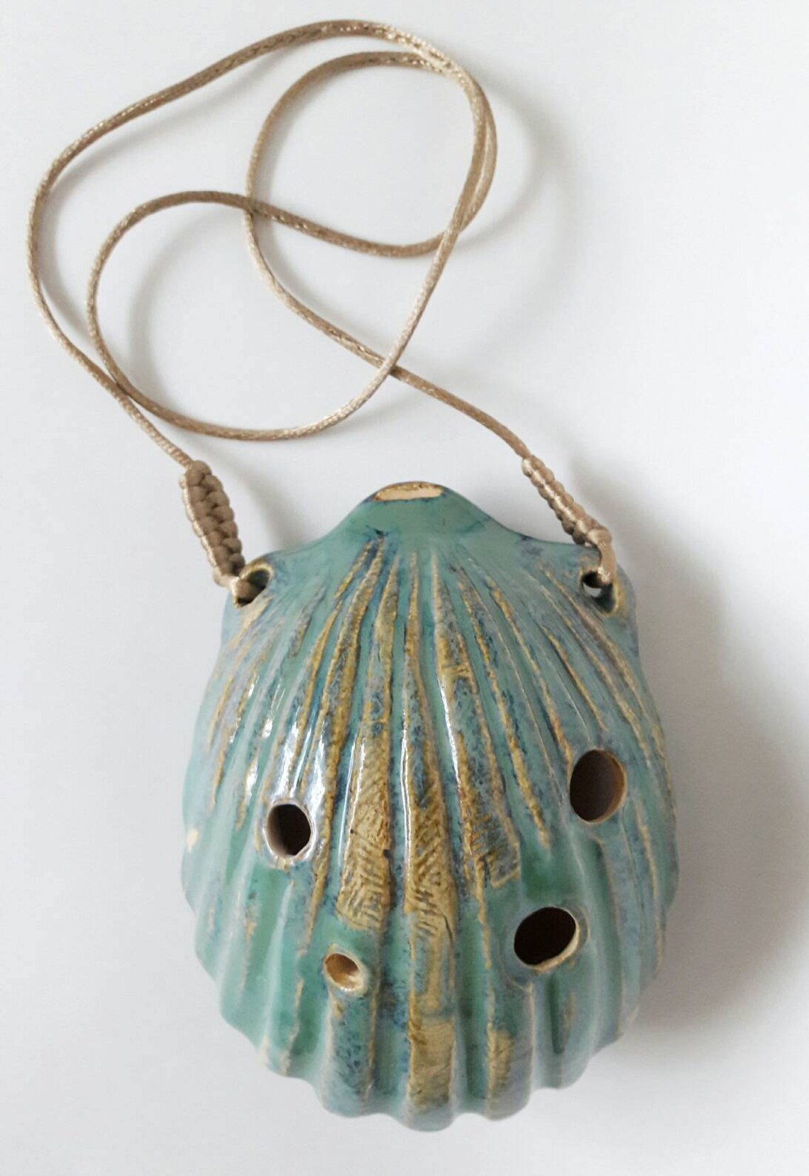Seashell Ocarina Musical Instrument handmade in Ukraine Eco Etsy