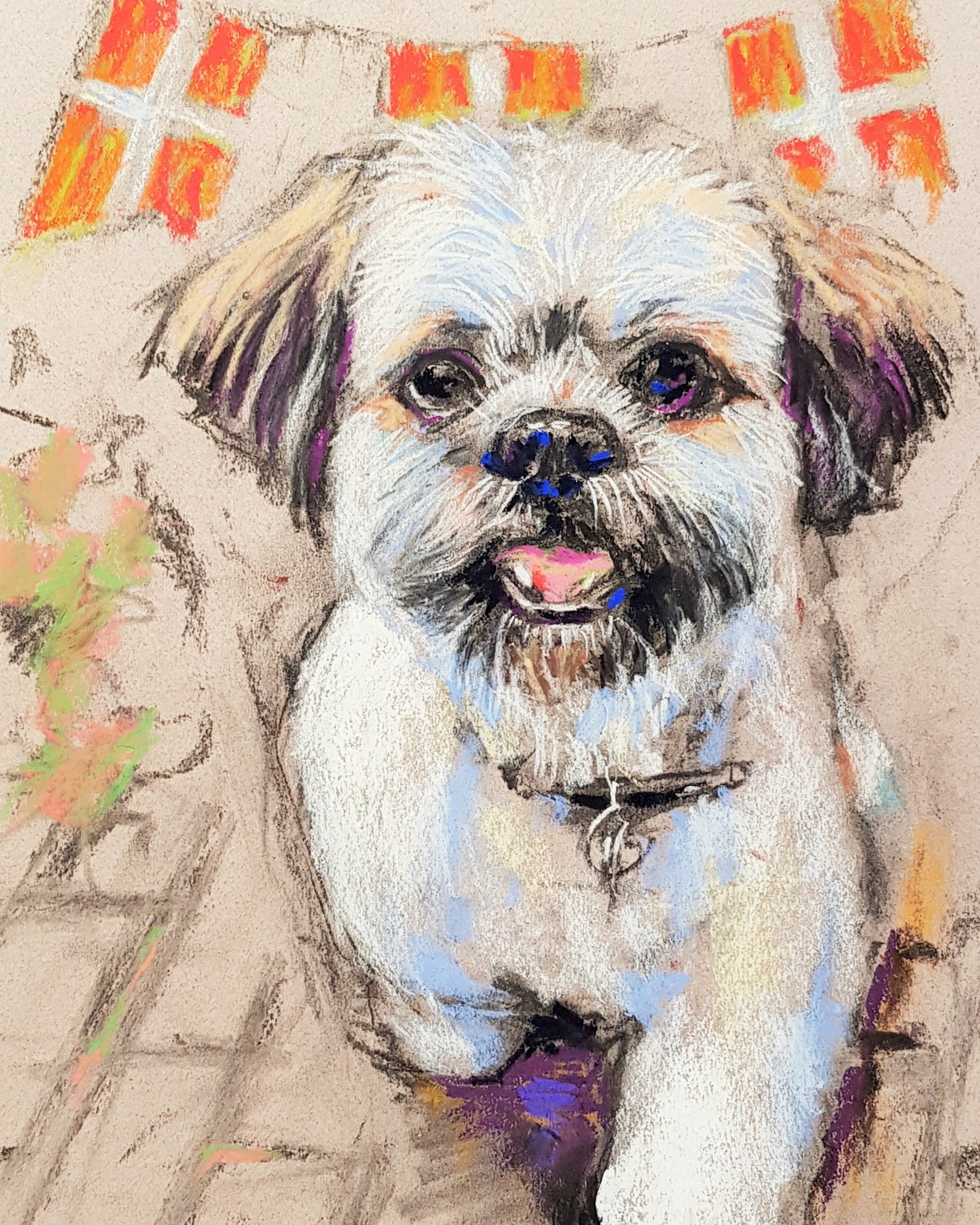 Custom Dog Pastel Portraits from Photo Etsy
