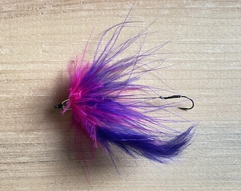 Purple Steelhead Streamers, Fishing Birthday Gift for Husband, Salmon Flies, Fly Fishing Gift for Boyfriend, Father's Day Gift for Fisherman