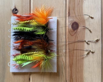 Tube Fly Baitfish, Pike Flies, Musky Flies, Birthday Gift for Fisherman, Fly Fishing Gift for Dad, Tube Flies, Fishing Father's Day Gift