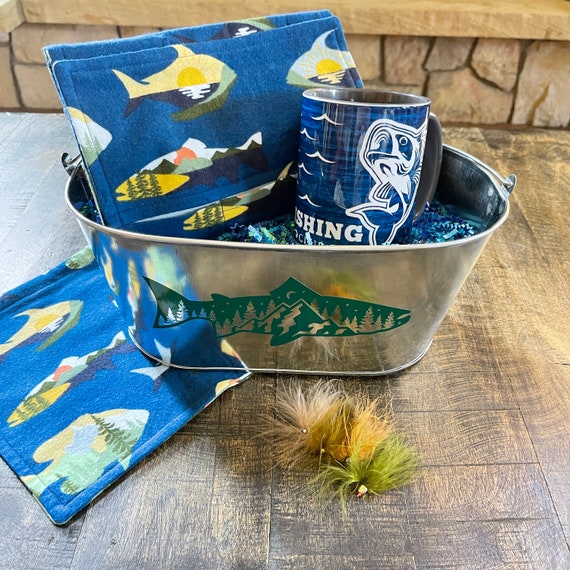 Fishing Gift Baskets for Men, Fishing Birthday Gifts for Boyfriend, Birthday  Gift for Fisherman, Fishing Gift for Boss, for Dad, Husband 