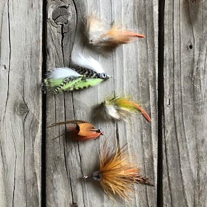 Saltwater Fly Fishing Flies, Bonefish Flies, Father&#39;s Day Gift for Fisherman, Fishing Birthday Gift for Boyfriend, Tarpon Flies, Set of 5 #7
