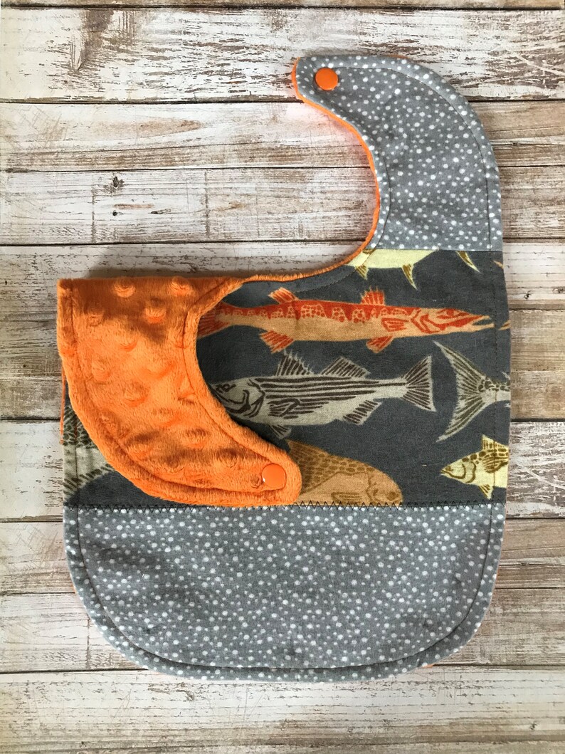 Fishing Baby Bibs outdoors Baby Bibs for Boy Baby bib fish Etsy