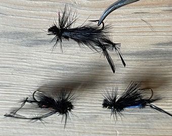 Trout Flies Fly Fishing, Dry Flies, Hand Tied Trout Flies, Fisherman Gift for Men, Fly Fishing Gift For Husband, Set of 3, Chippette & Chopp