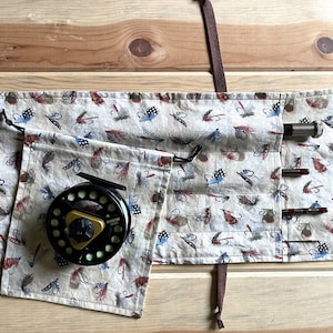 Fliegenrutentasche, Angeln Geschenk für Papa, Fliegenrutensocke, Angeln Geburtstagsgeschenk für Ehemann, Geschenk für Fischer, Geschenk für Freund