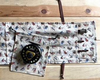 Fliegenrutentasche, Angeln Geschenk für Papa, Fliegenrutensocke, Angeln Geburtstagsgeschenk für Ehemann, Geschenk für Fischer, Geschenk für Freund