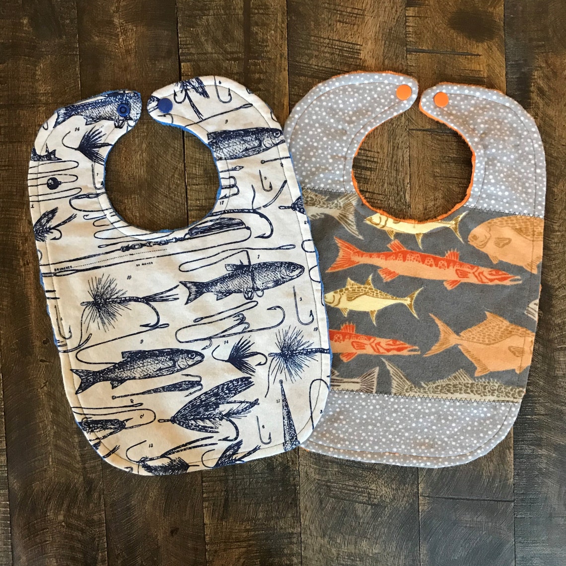 Fishing Baby Bibs Baby Boy Fishing Bibs Lures Bib Fishing Etsy