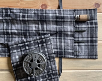 Fly Rod Sleeve, Fishing Father's Day Gift for Dad, Fly Fishing Gift for Men, Fly Rod Sock, Retirement Gift for Fisherman, Gift for Husband