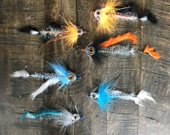 Pike Flies, Musky Flies, Hand Tied Tube Flies, Fly Fishing Flies, Fly  Fishing Gift for Husband, Tube Fly Baitfish, 
