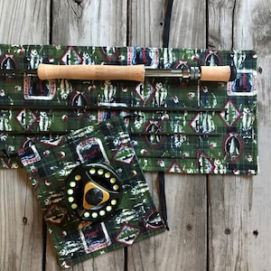 Fliegenruten-Sock, Fischen-Ruhestandsgeschenk für Chef, Fliegenruten-Hülle, Fliegenfischen-Geschenke für Männer, Fischen-Geburtstagsgeschenk für Ehemann, Reel Bag, Papa
