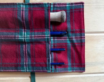Fly Rod Sock, Fly Fishing Gifts for Dad, Father's Day Gift for Fisherman, Husband, Tartan Plaid, Fly Rod Sleeve, Fly Fishing Bag, Boyfriend