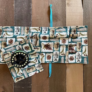 Fliegenruten-Hülle, Fliegenfischen Geschenk für Frauen, Angeln Geburtstagsgeschenk für Papa, Angelausrüstung Tasche, Rod Sock, Geschenk zum Ruhestand, für Opa, Boss