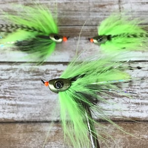 Steelhead Flies, Streamer Flies, Soft Hackle Flies, Fly Fishing Flies, Fishing Birthday Gift, Fly Fishing Gifts for Men, Salmon Flies, (3)